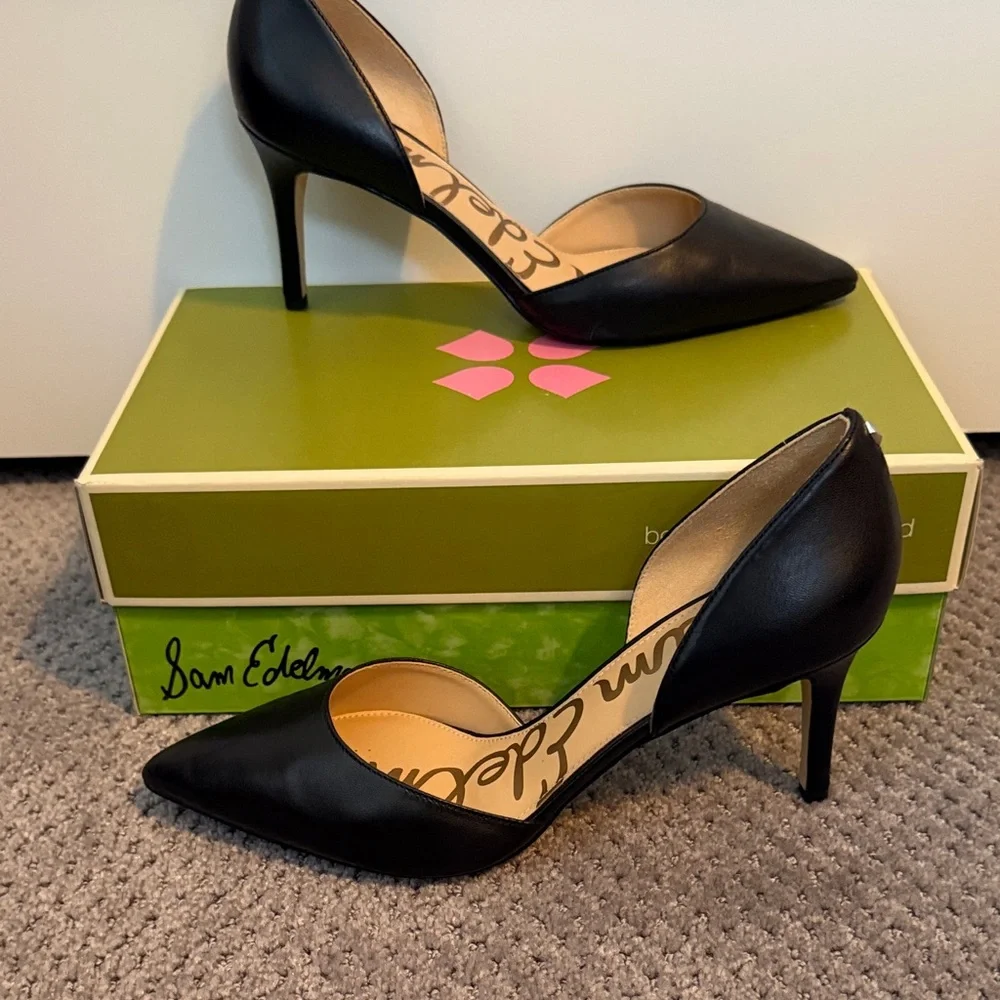 Sam Edelman Black Women's Heels - Picture 3 of 5